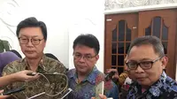 Pemerintah Korea Selatan menyampaikan hibah US$ 10 juta atau setara dengan Rp 142 miliar untuk membantu rehabilitasi dan rekonstruksi pasca gempa-tsunami di Sulawesi Tengah (Liputan6.com/Teddy Tri Setio Berty)