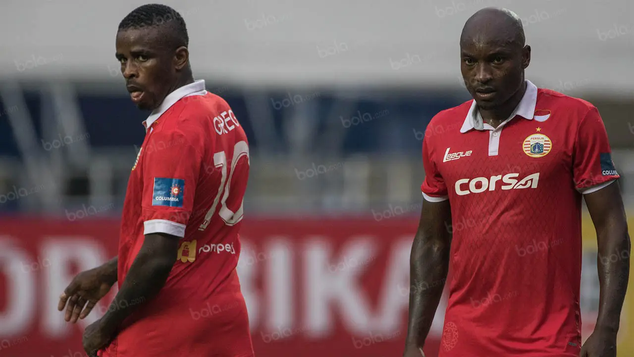 Pemain Persija Jakarta, Emmanuel Kenmogne dan Greg Nwokolo