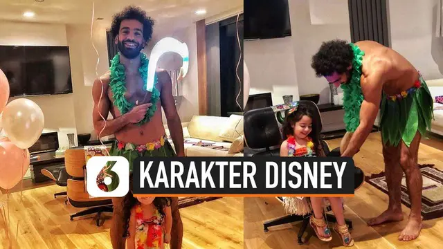 Hal unik dilakukan pemain Liverpool Mohamed Salah di saat perayaan ulang tahun putrinya. Demi membahagiakan sang putri, ia rela berdandan mirip karakter film Disney.