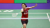 Tunggal putri Indonesia, Ruselli Hartawan, saat tampil di ajang Hong Kong Terbuka 2019. (dok. PBSI)