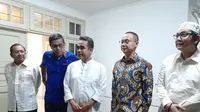 Sekjen parpol koalisi pengusung Prabowo-Sandi menggelar pertemuan tertutup selama dua jam di Kemang, Jakarta Selatan. (Merdeka/Hari Ariyanti)