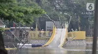 Polres Jakut dan Puslabfor Polri Selidiki Ambruknya Jembatan Lengkung