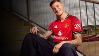 Benjamin Sesko resmi bergabung dengan Manchester United. (Bola.com/Dok. Manutd)