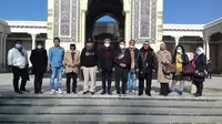 Delegasi Indonesia yang diketuai Wakil Ketua Badan Kerja Sama Antar Parlemen DPR (BKSAP DPR RI) Mardani Ali Sera, berkunjung ke negara Uzbekistan dan mengunjungi Samarkand. Dok: Kedubes Uzbekistan di Jakarta