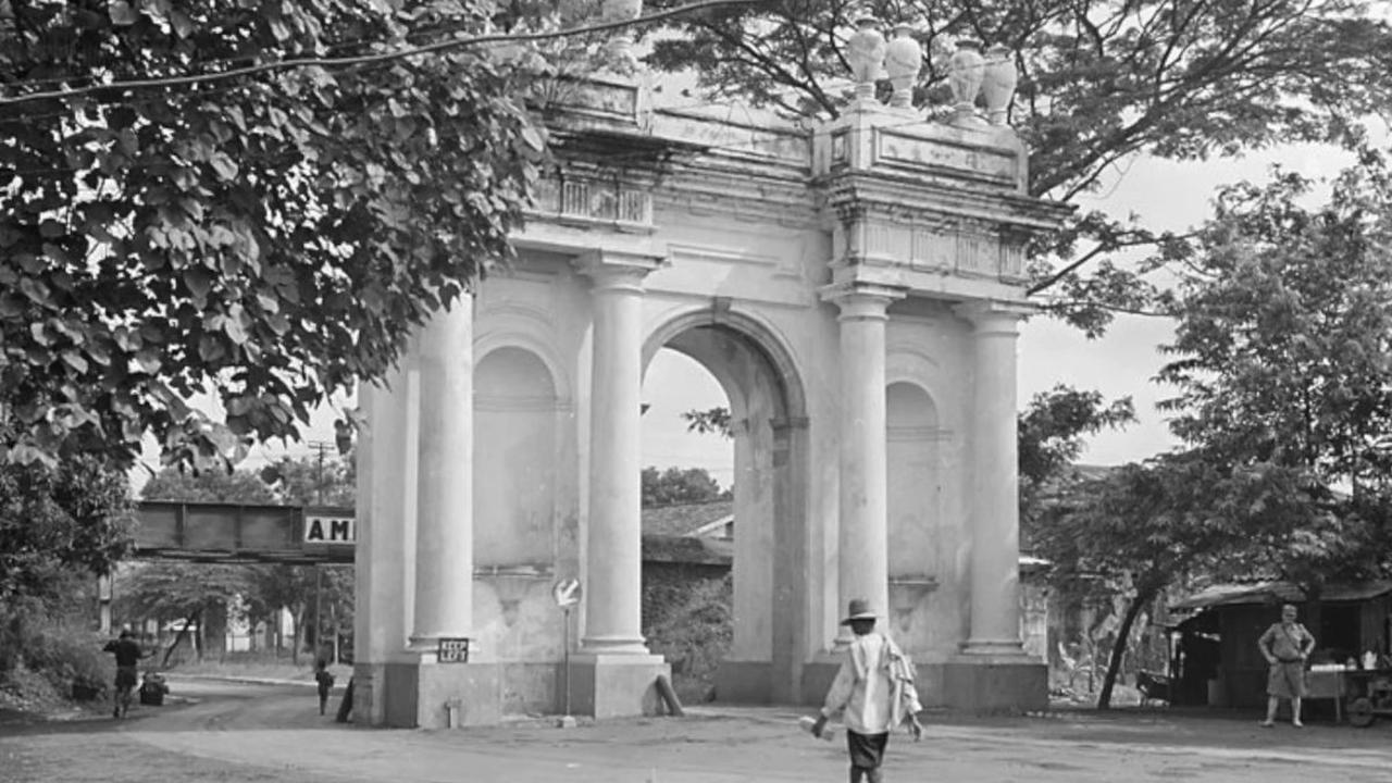 Patung Dewa Mars dan Dewi Minerva Hilang dan Gerbang Dihancurkan Total Tahun 1950
