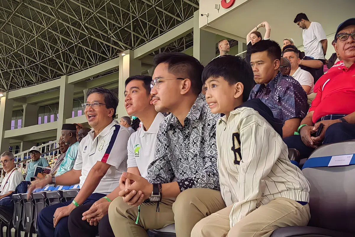Wali Kota Solo, Gibran Rakabuming Raka mengajak putra sulungnya, Jan Ethes