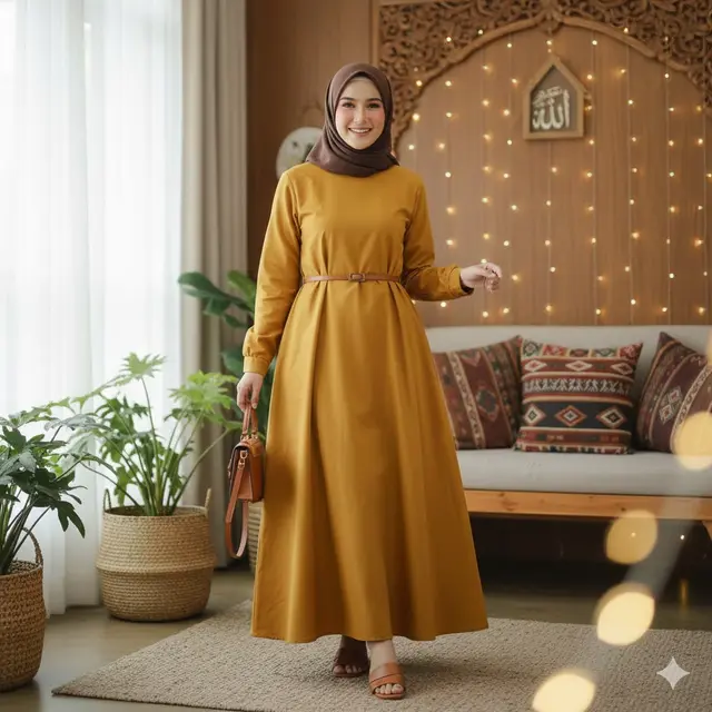 Tren Warna Gamis Lebaran