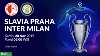 Liga Champions - Slavia Praha Vs Inter Milan (Bola.com/Adreanus Titus)