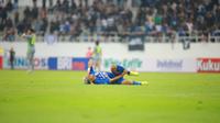 Pemain asing PSIS Semarang, Guilherme dos Santos Carvalho alias Vitinho, harus absen selama dua pekan karena mengalami cedera betis akibat spasme. (Dok. PSIS)