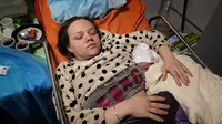 Influencer Ukraina Marianna Vishegirskaya Melahirkan di Bangsal Rumah Sakit Ukraina