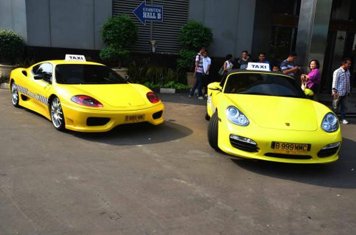 Taksi Ferrari, hanya untuk syuting film