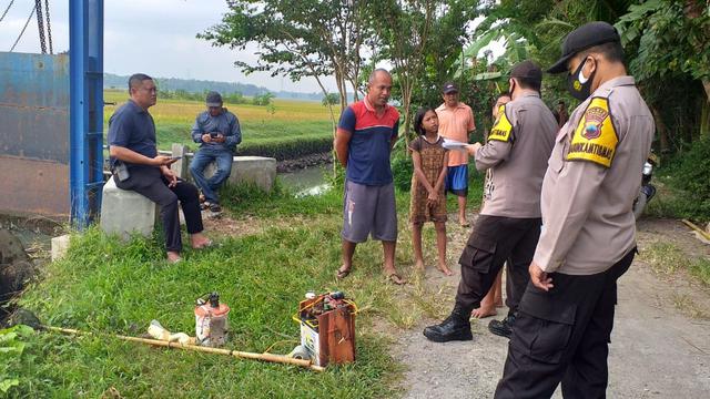 Pencari ikan tewas tersengat setrum ikan, di Kebumen, Jawa Tengah. (Foto: Liputan6.com/Humas Polres Kebumen)