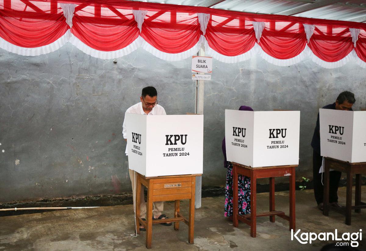 Raffi Ketika Berada di Bilik Suara