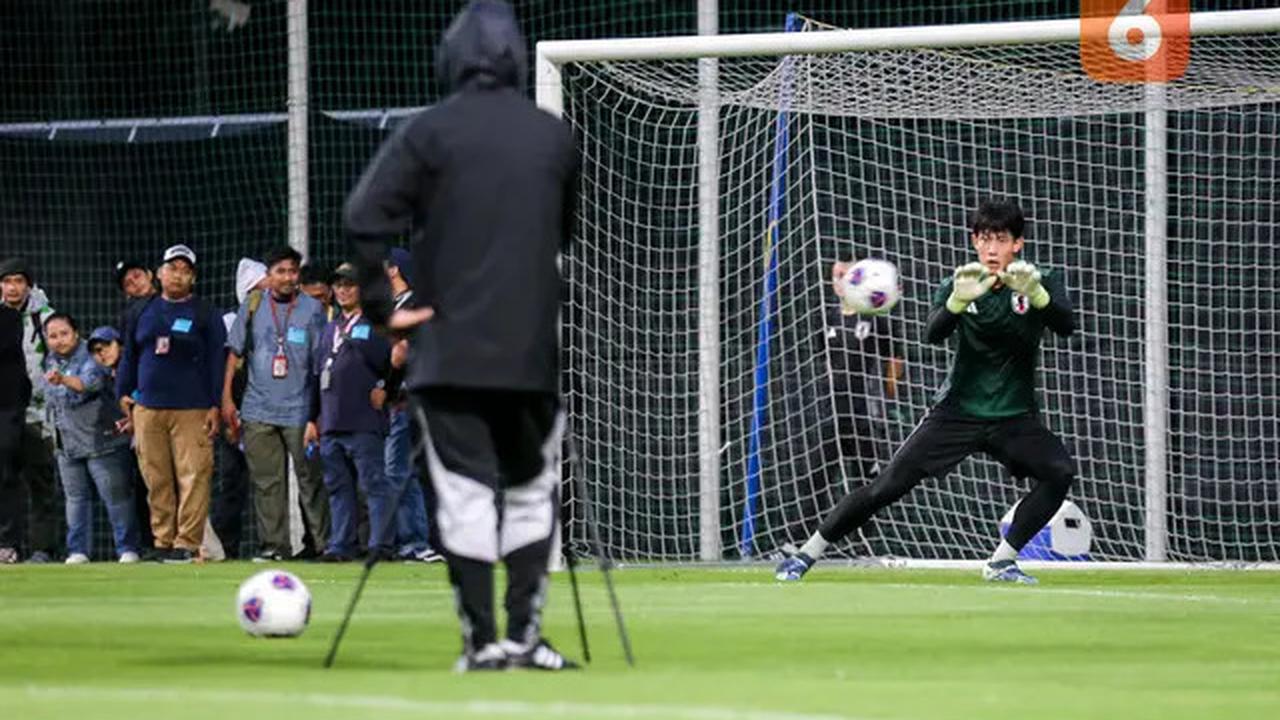 Foto: Langsung Tancap Gas! Jepang Gelar Latihan Perdana Jelang Lawan Timnas Indonesia di Kualifiaksi Piala Dunia 2024