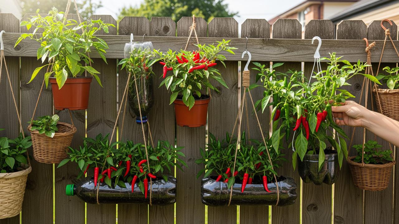 Cara Membuat Kebun Gantung Cabai Rawit di Pagar Rumah/Gemini AI
