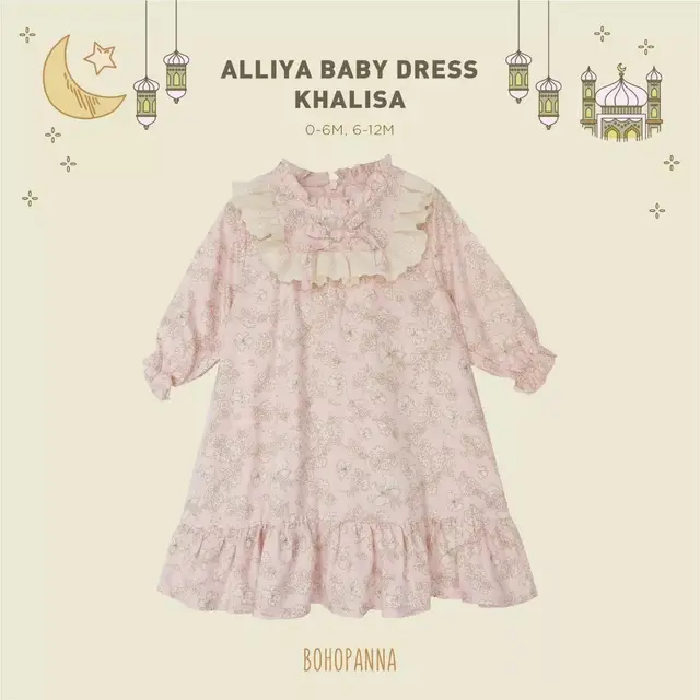 Model Baju Lebaran 2024 ala Bayi Perempuan Indonesia