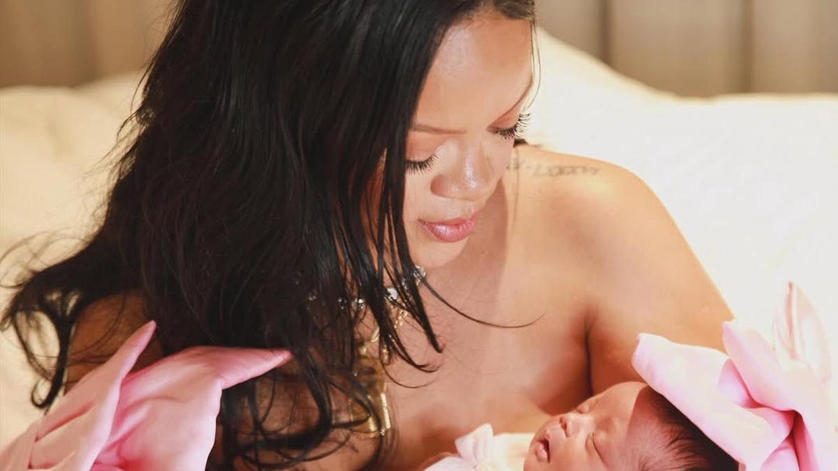 Fakta Unik Liontin Emas Rihanna Usai Melahirkan, Simbol Cinta untuk Rocki