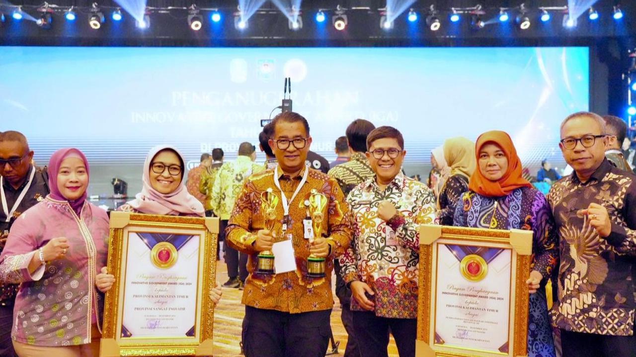 Kaltim Raih Dua Kategori Innovative Government Award 2024