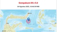 Gempa Magnitudo 6 Guncang Bolaang Mongondow