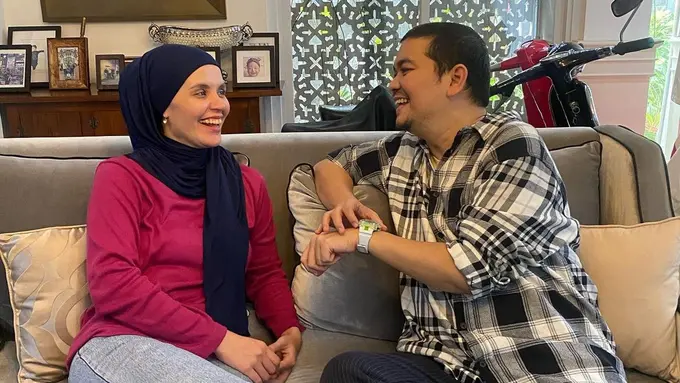 Indra Bekti dan Aldila Jelita. (Foto: Dok. Instagram @indybarends)