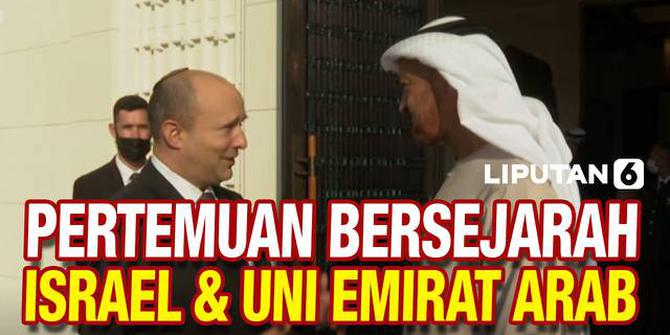 VIDEO: Momen Bersejarah. PM Israel Bertemu Pemimpin UEA di Abu Dhabi