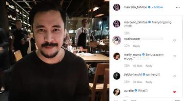 Unggahan Marcello Tahitoe. (Foto: Dok. Instagram @marcello_tahitoe)