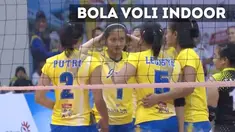 Tim bola voli putri Jabar menang telak atas tim Katim dalam Pekan Olahraga Nasional