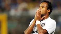 Inter Milan's midfielder Amantino Alessandro Mancini reacts after missing a goal during their Serie A football match Sampdoria vs Inter Milan at Luigi Ferraris Stadium in Genoa on August 30, 2008. AFP PHOTO / GIUSEPPE CACACE