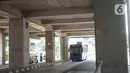 Suasana Stasiun MRT ASEAN yang sepi karena ditutup di Jakarta, Senin (20/4/2020). PT MRT Jakarta (Perseroda) membatasi operasional MRT pada Stasiun Haji Nawi, Stasiun Blok A, dan Stasiun ASEAN mulai Senin 20 April 2020. (Liputan6.com/Immanuel Antonius)