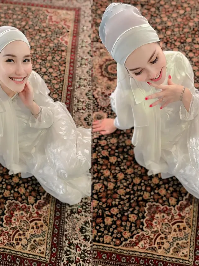 Inspirasi Hijab Padu Padan Model dan Warna Baju ala Ayu Ting Ting, Ide untuk Lebaran