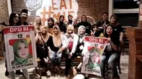 Kelompok pendukung caleg DPD Jatim Lia Istifhama. (Istimewa)