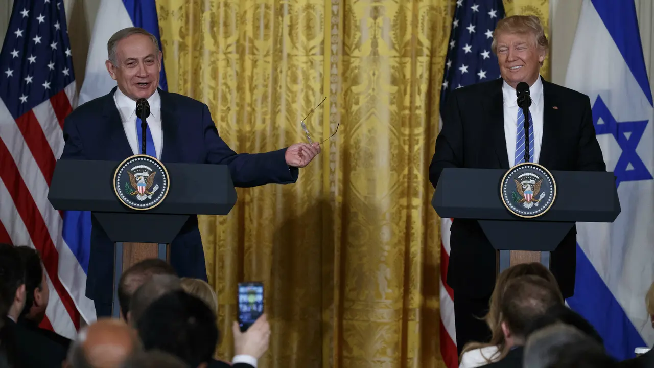 Benjamin Netanyahu dan Donald Trump