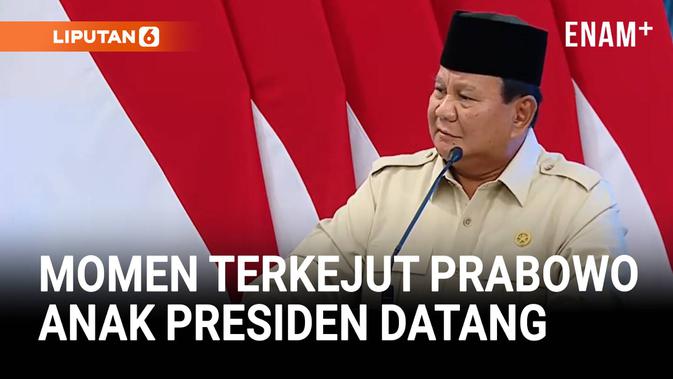 Terkejut! Momen Prabowo Tak Sadar Anak Presiden Datang Hingga Lupa Disapa: Bisa Naik Pangkat