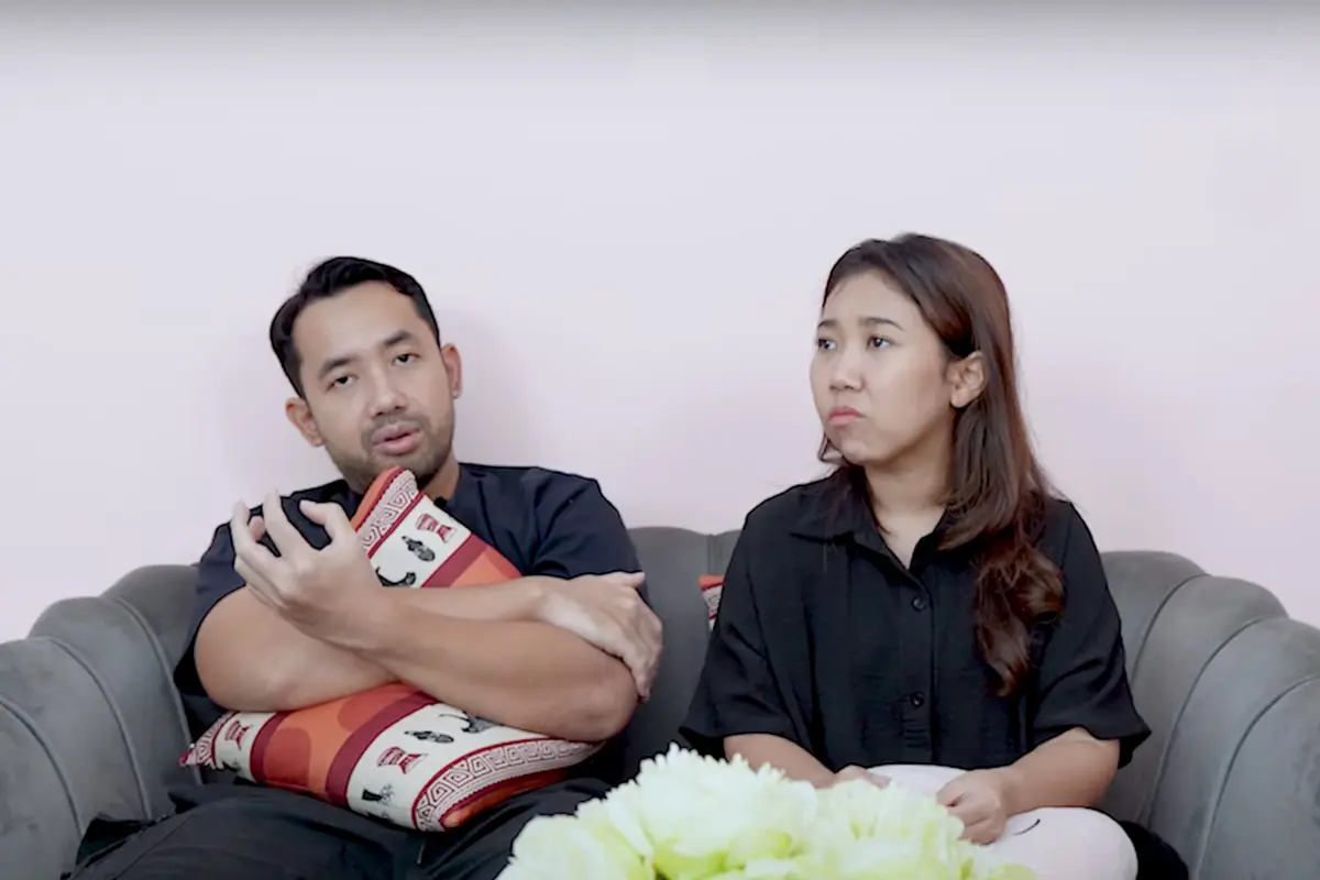 Kiky Saputri dan Muhammad Khairi. (Foto: Dok. YouTube Kiky Saputri)