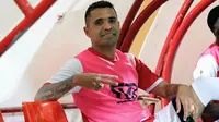 Striker Madura United yang juga dipinjamkan ke Persija, Alberto Goncalves. (Bola.com/Aditya Wany)
