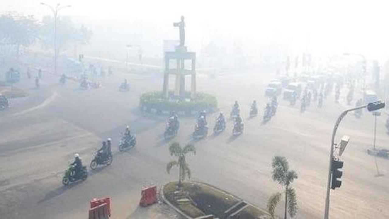 Palangkaraya sementara jadi kota berpolusi udara terparah dunia