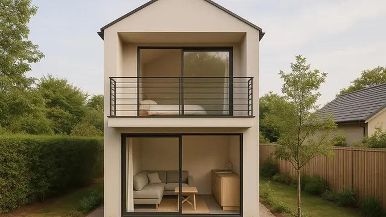 7 Model Rumah Kecil Mungil 46 Estetik dengan Mezzanine, Solusi Hunian Modern Hemat Lahan
