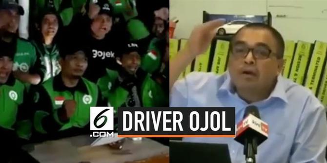 VIDEO: Disebut Miskin, Komunitas Driver Ojol Somasi Bos Taksi Asal Malaysia