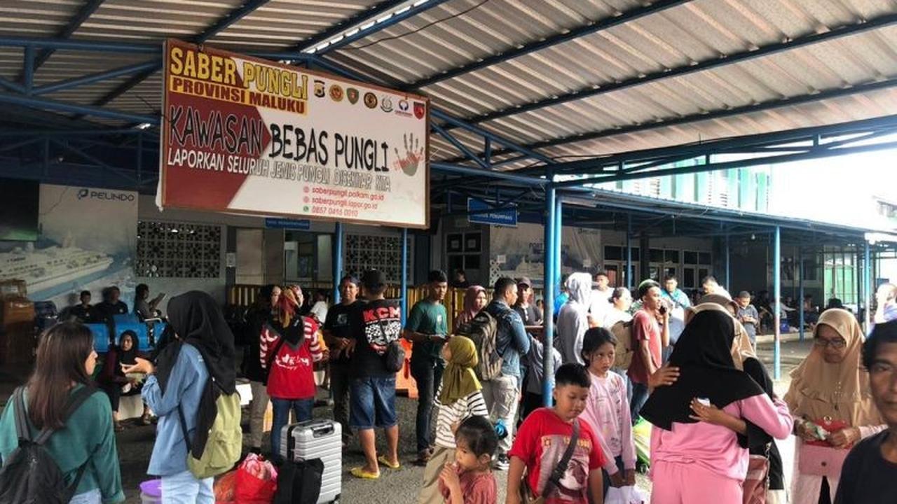 Pergerakan Penumpang Laut Nataru di Ambon Melonjak, KSOP Ambon Catat 55 Ribu Lebih Penumpang