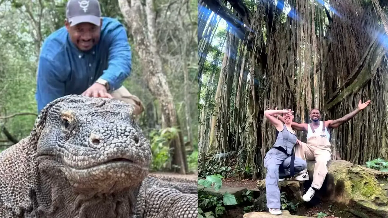 Usher Liburan ke Indonesia, Mampir Pulau Komodo hingga Naik Kuda di Sumbawa