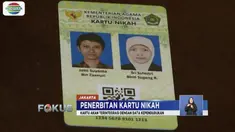 Luncurkan kartu nikah, Kemenag mengatakan kartu akan terintegrasi dengan data kependudukan sehingga dapat digunakan sebagai pengganti KTP.