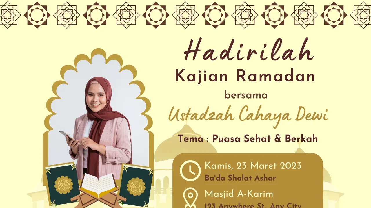 Contoh Undangan Acara Maulid Nabi Muhammad SAW yang Menarik - Hot