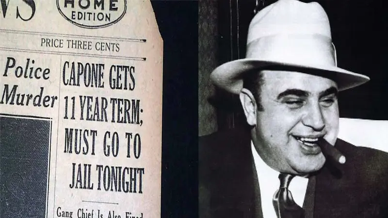 24-10-1931: Gembong Mafia AS Al Capone Dijebloskan ke Penjara