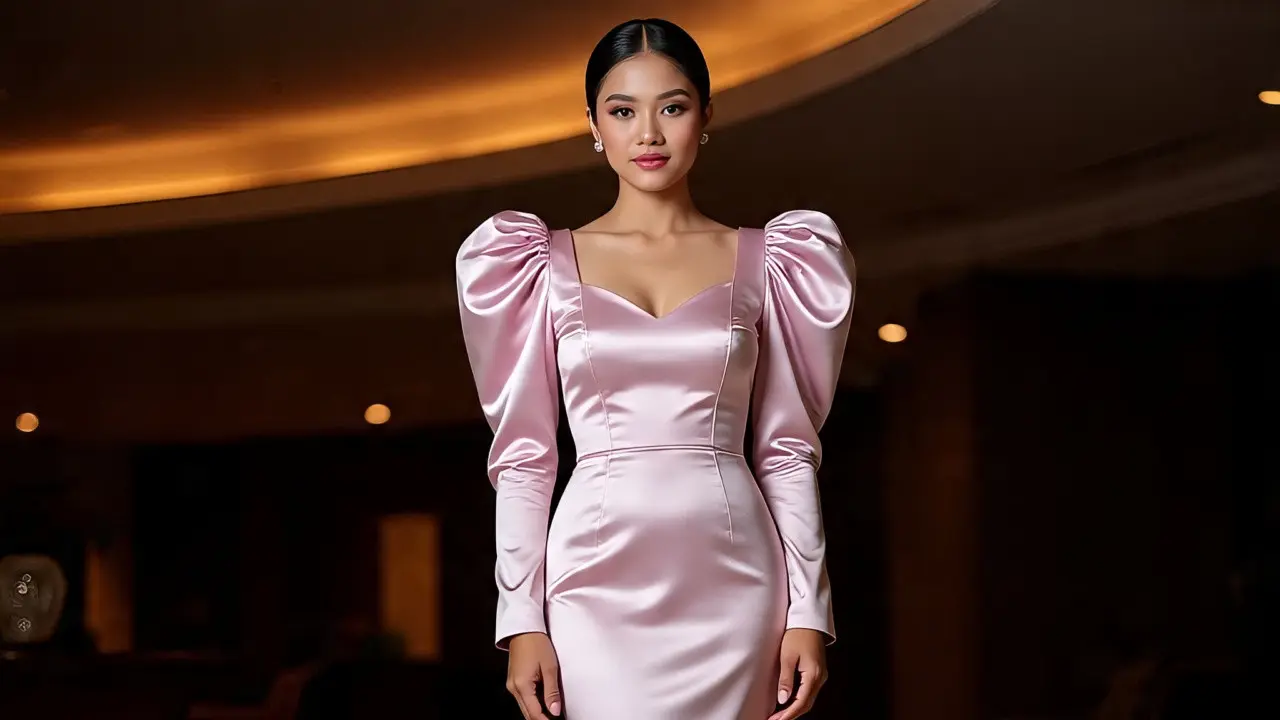 Model Dress Satin