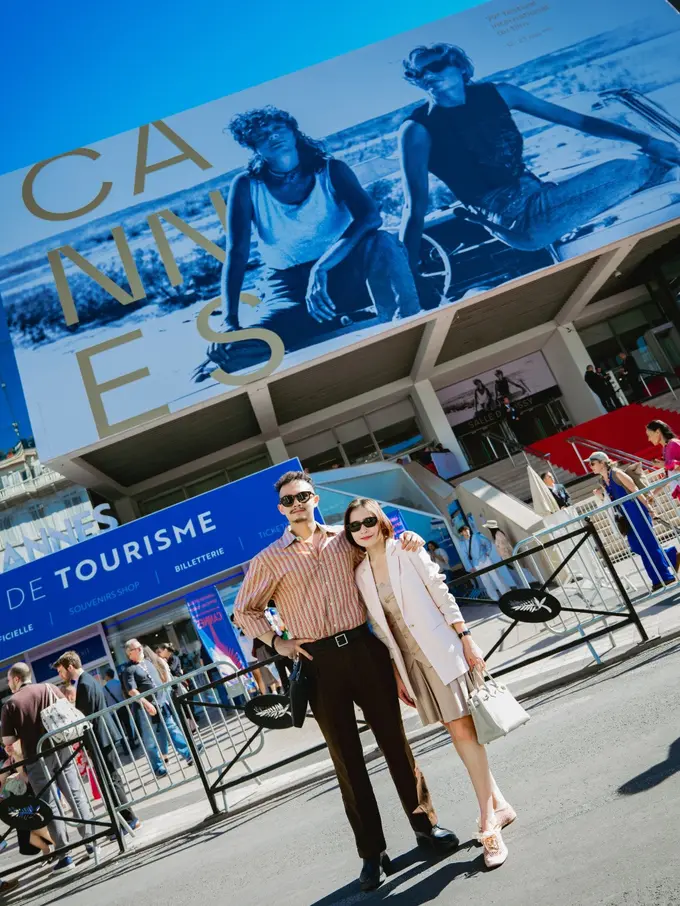 Hari Pertama Hadiri Festival Film Cannes, Gaya Couple Prilly Latuconsina dan Omara Esteghlal Bak Pasangan Penuh Karisma