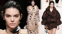 Lenggak-lenggok Kendall Jenner di Atas Catwalk Curi Perhatian