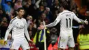 Penjualan jersey dari Real Madrid berada pada posisi pertama dengan angka 1,4 juta per tahun. Jersey bernama Cristiano Ronaldo menjadi salah satu yang terlaris. (AFP Photo/Javier Soriano)