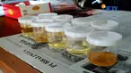 Petugas gabungan lakukan pemeriksaan urin terhadap sopir angkutan mudik di Banyumas, dua orang dilarang mengemudikan kendaraan karena kedapatan mengonsumsi obat-obatan.