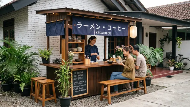 Desain Warung Kecil Depan Rumah