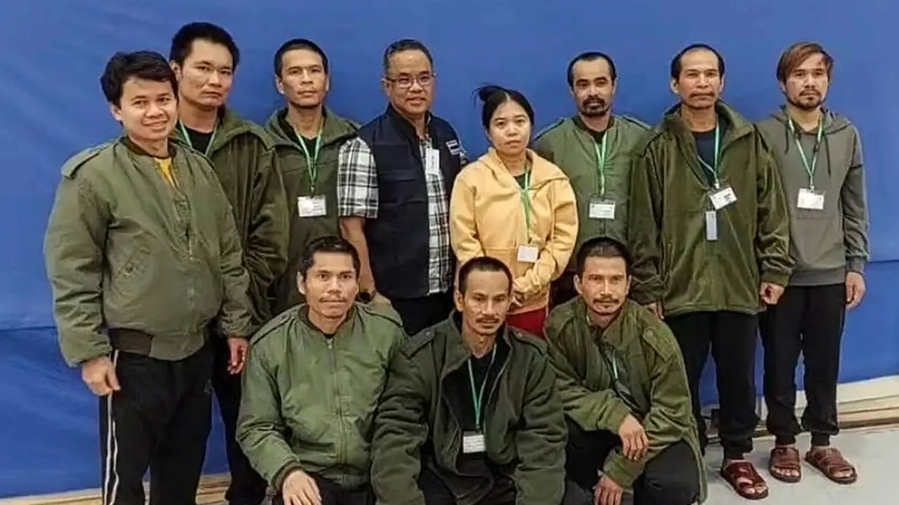 Warga negara Thailand, sandera yang dibebaskan oleh Hamas. (AFP)